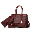 BOLSA FEMININA MODELO NELLY + 2 CARTEIRAS DE BRINDE