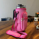 Bolsa Porta-copo De Água  1,2 Litro Para Celular Chaveiro Com Alça De Ombro Ajustável