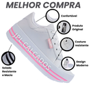 tênis lançamento moda feminina plataforma alta