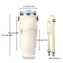 Bolsa Porta-garrafas De Água Compatível Com Copo 40oz 1,2 Litro Para Celular Chaveiro Com Alça De Ombro Ajustável