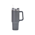 Copo garrafa Térmica Inox 1200ml Parede Dupla tampa Canudo Premium