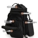 Bolsa para Garrafa 40oz Impermeável 5 Bolsos Alça Ajustável com Mosquetão Uso nas Costas e Transversal Esporte maxbel