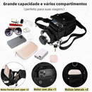 Bolsa para Garrafa 40oz Impermeável 5 Bolsos Alça Ajustável com Mosquetão Uso nas Costas e Transversal Esporte maxbel