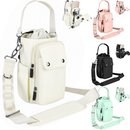 Bolsa para Garrafa 5 Bolsos Alça Ajustável com Mosquetão Uso nas Costas e Transversal Esporte