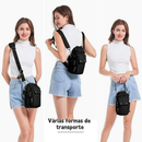 Bolsa para Garrafa 40oz Impermeável 5 Bolsos Alça Ajustável com Mosquetão Uso nas Costas e Transversal Esporte maxbel